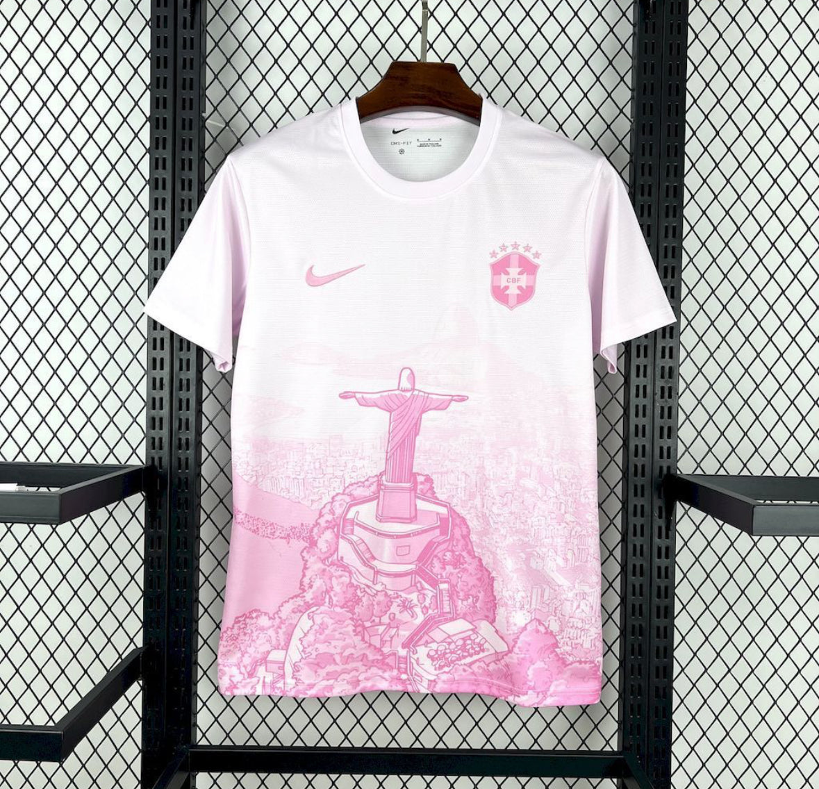 Brazil 202526 pink white Jersey