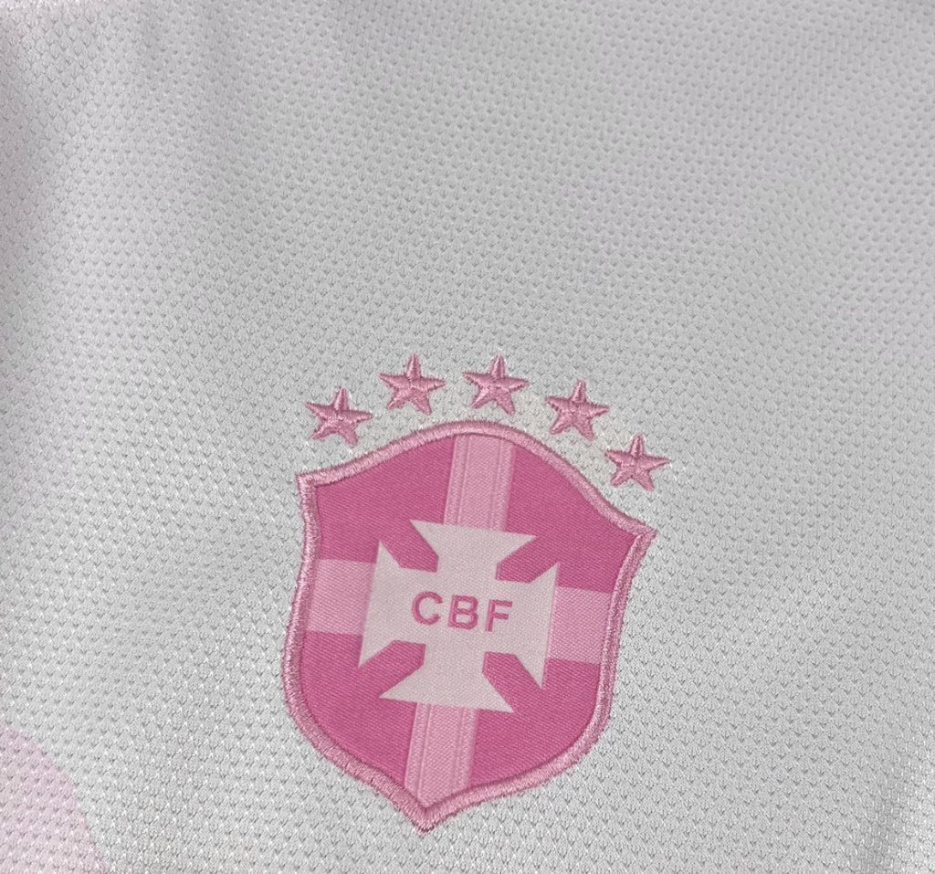 Brazil 202526 pink white Jersey