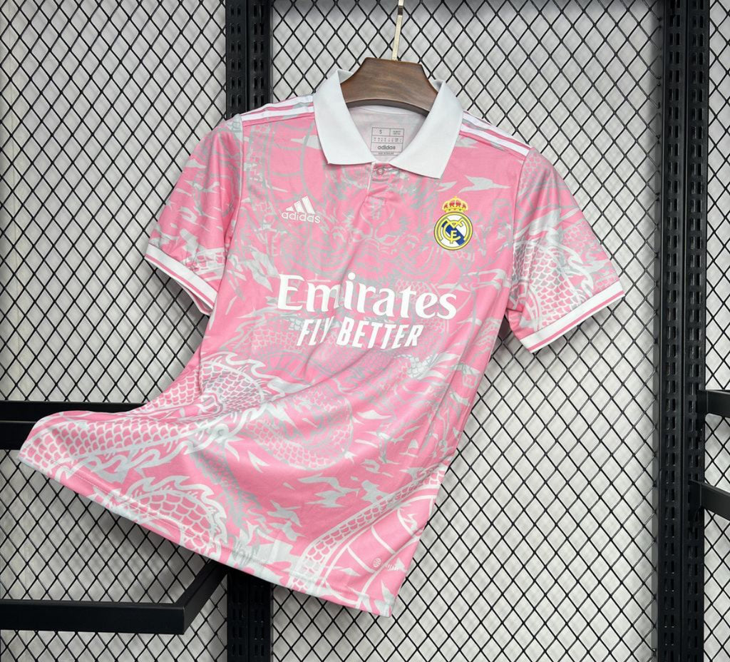 Real Madrid 202324 Pink Dragon Special Edition Jersey7