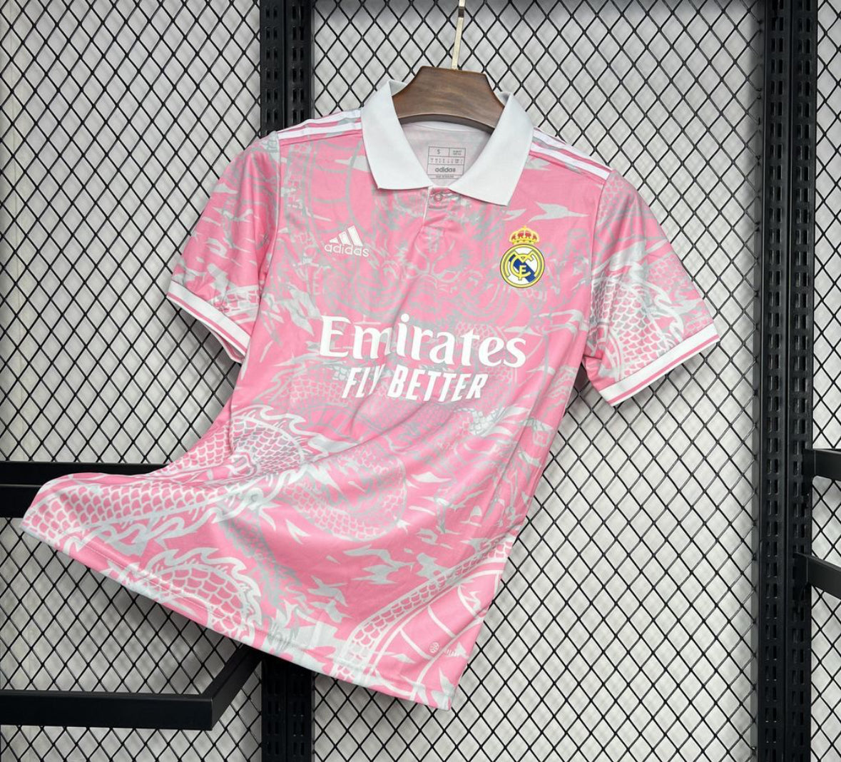 Real Madrid 202324 Pink Dragon Special Edition Jersey7